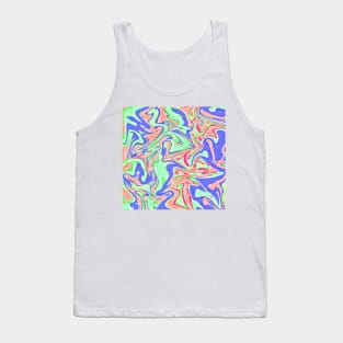 Marble Hologram Design Tank Top